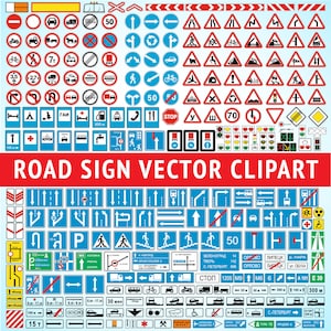 Signo de carretera SVG, Prediseñadas de señal de carretera, Cricut de señal de tráfico, Señal de carretera Dxf, Archivos de corte de señal de carretera, Señal de tráfico, Paquete de señal de carretera, Vector de señal de carretera