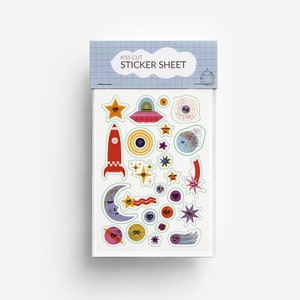 Kiss Cut Space Stickervel