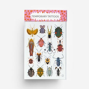 Bugs Temporary Tattoos DIN A6