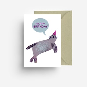 Birthday Seal Greeting Card