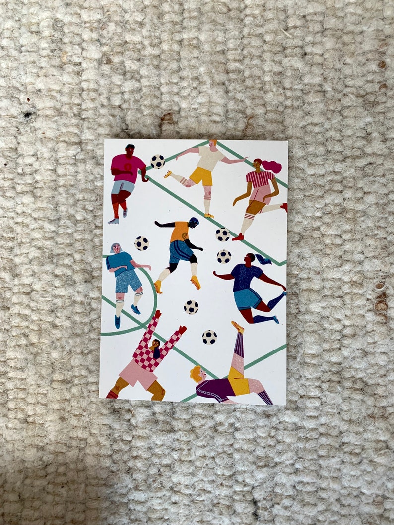 Cartolina di calcio DIN A6 immagine 3