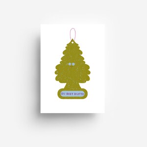 Du bist Dufte Postcard DIN A6