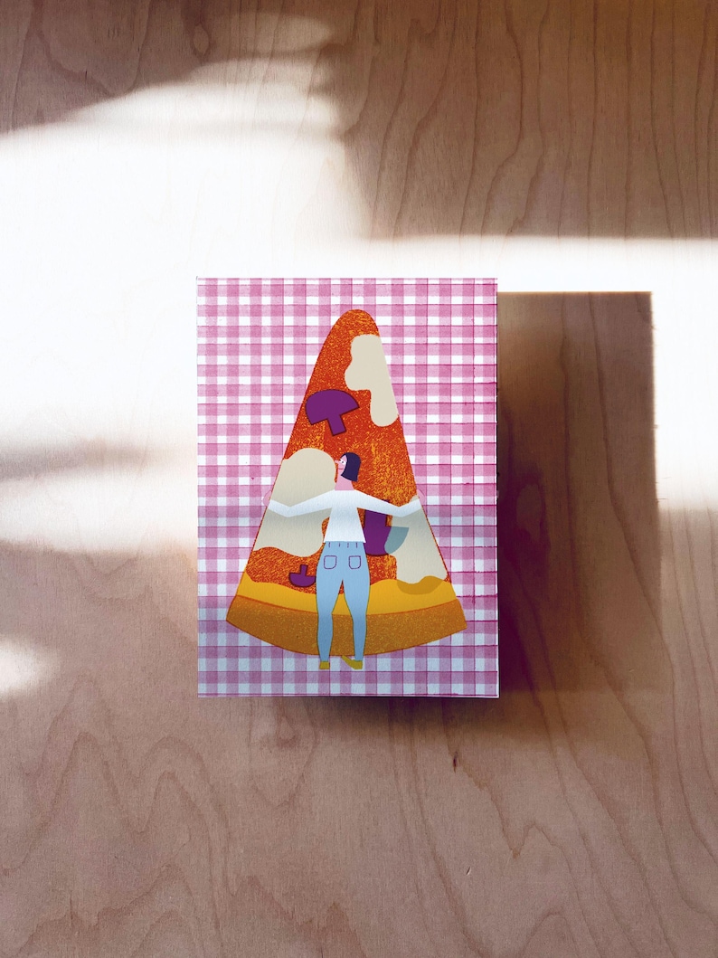 Carte postale Pizza Love DIN A6 image 3