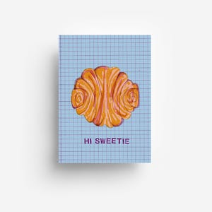 Cartolina postale Franzbrötchen DIN A6 immagine 1
