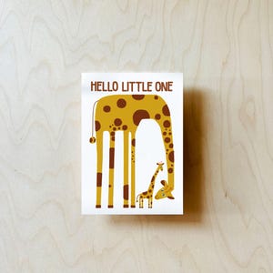 Carte postale girafe DIN A6 image 3