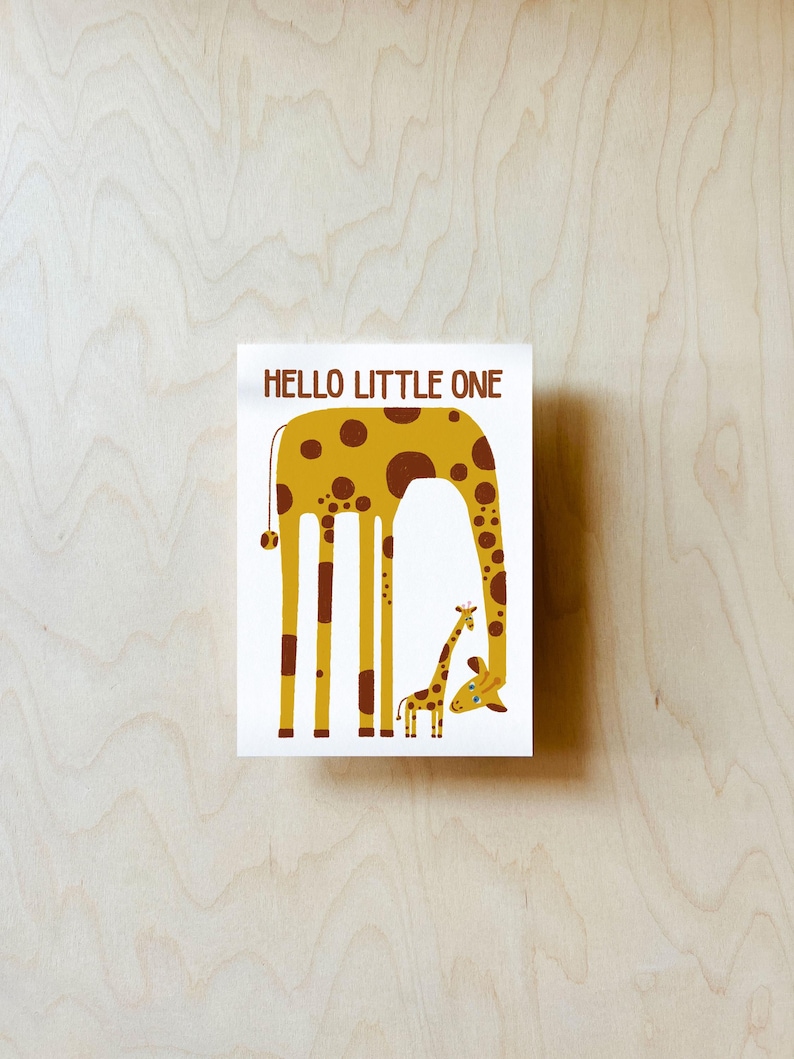 Carte postale girafe DIN A6 image 3