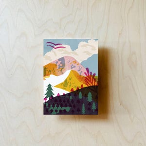 Carte postale Montagnes DIN A6 image 3
