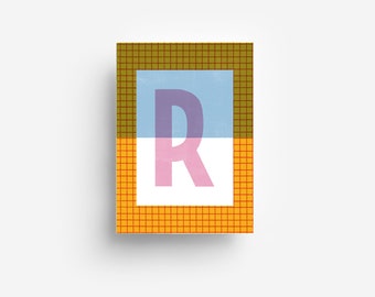 Alphabet Postcard "R" DIN A6