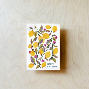 Cartolina di compleanno con limoni DIN A6 immagine 3