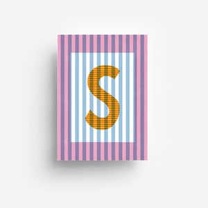 Carte postale alphabet "S" DIN A6 image 1