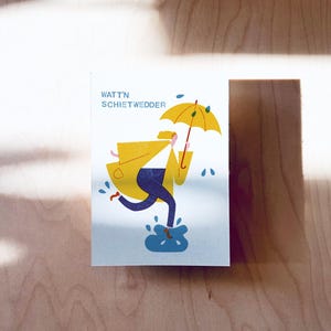 Carte postale Schietwedder DIN A6 image 3