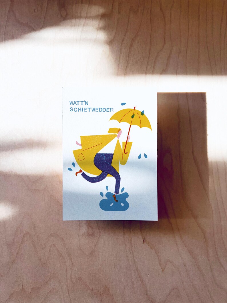 Carte postale Schietwedder DIN A6 image 3