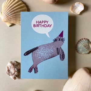 Birthday Seal Postcard DIN A6 image 4