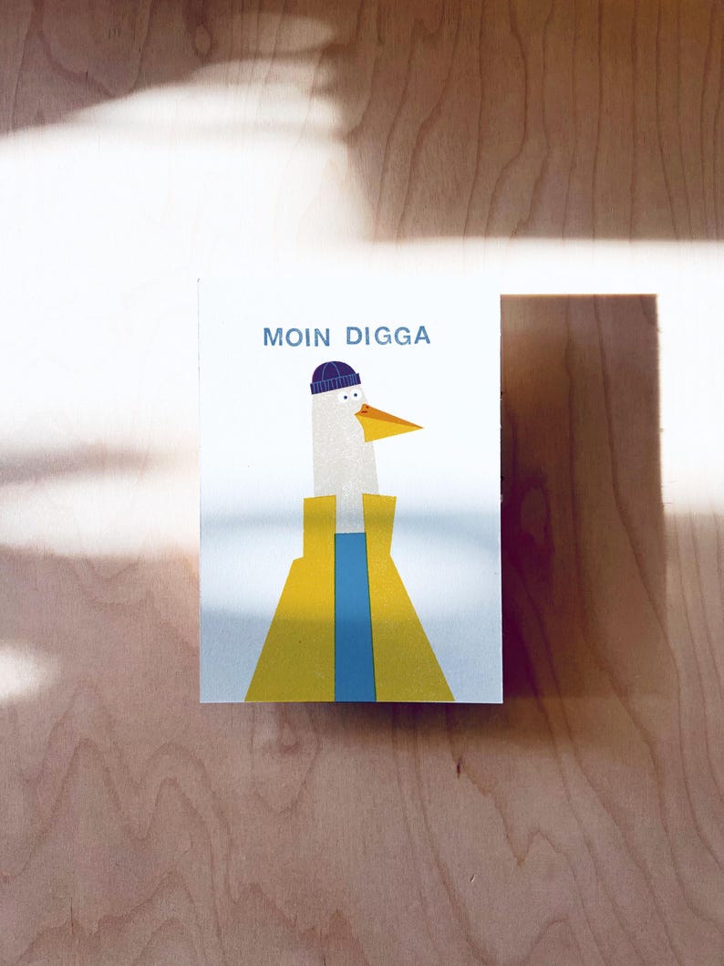 Cartolina postale Hello Digga DIN A6 immagine 3