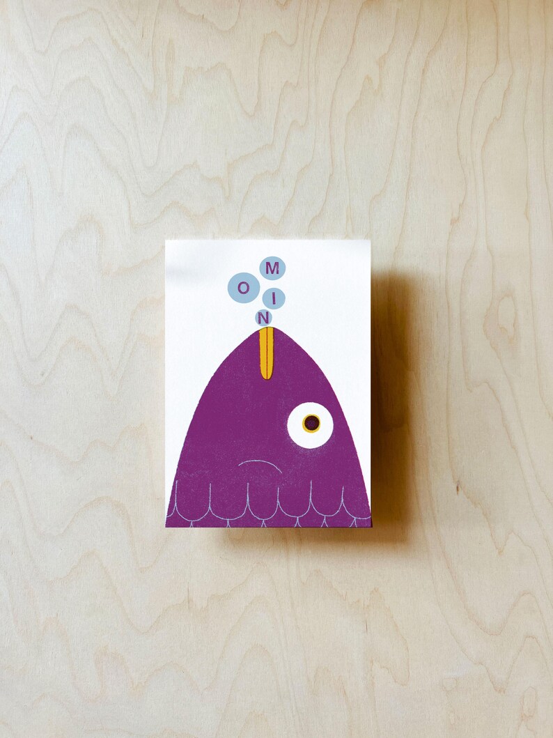 Carte postale Moin Fish DIN A6 image 3