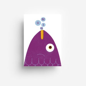 Postal Pez Moin DIN A6