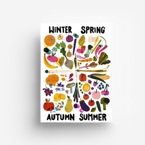 Food Seasons Digital Print DIN A3