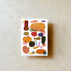 Carte postale citrouilles DIN A6 image 3