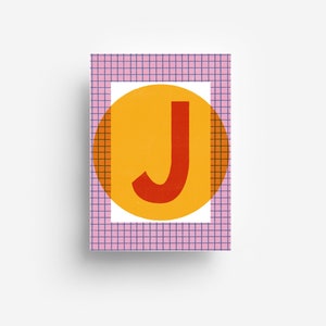 Alphabet Postcard "J" DIN A6
