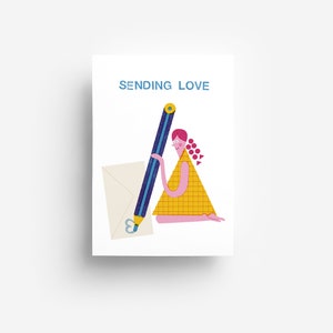 Postal Carta de Amor DIN A6