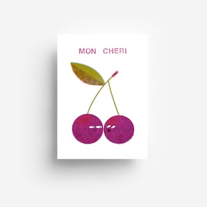 Mon Cheri Postcard DIN A6
