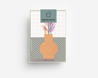 Flower Greeting Card Set