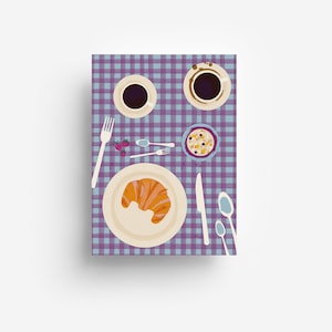 Postal Café Café da Manhã DIN A6