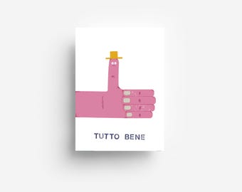 Carte postale Tutto Bene DIN A6