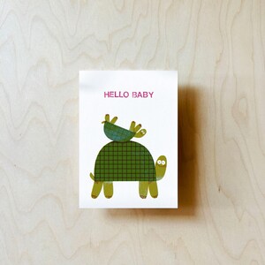 Carte postale Bébé Tortue DIN A6 image 3
