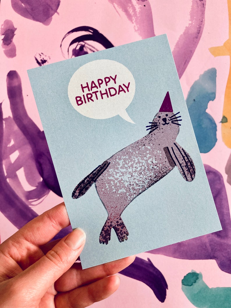 Carte postale anniversaire DIN A6 image 4