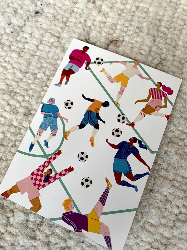 Cartolina di calcio DIN A6 immagine 4