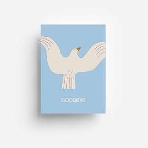 Goodbye Postcard DIN A6