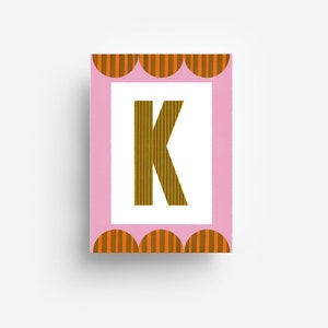 Alphabet Postcard "K" DIN A6