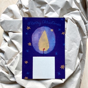 Cartolina natalizia con candele DIN A6 immagine 5