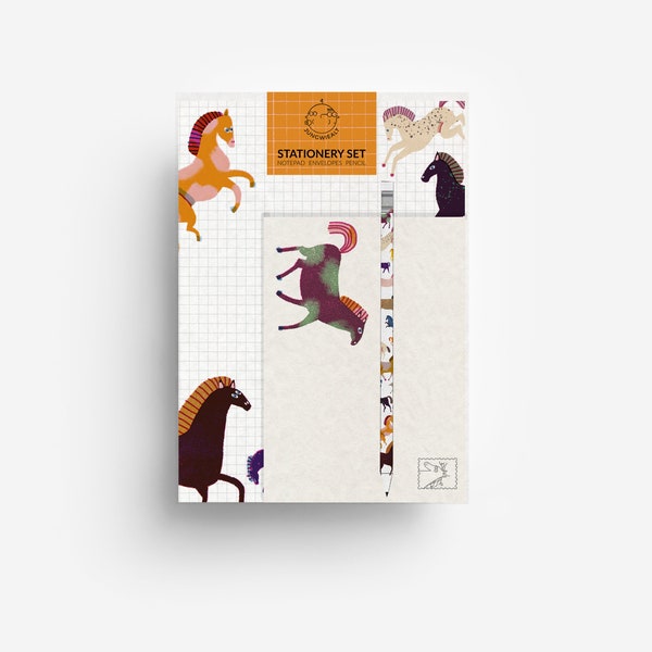 Stationery Set Horse