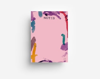 Abstract Notepad DIN A6