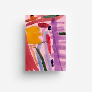 Postal abstracta Yippie DIN A6