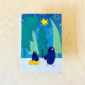 Cartolina con pinguino, DIN A6 immagine 4