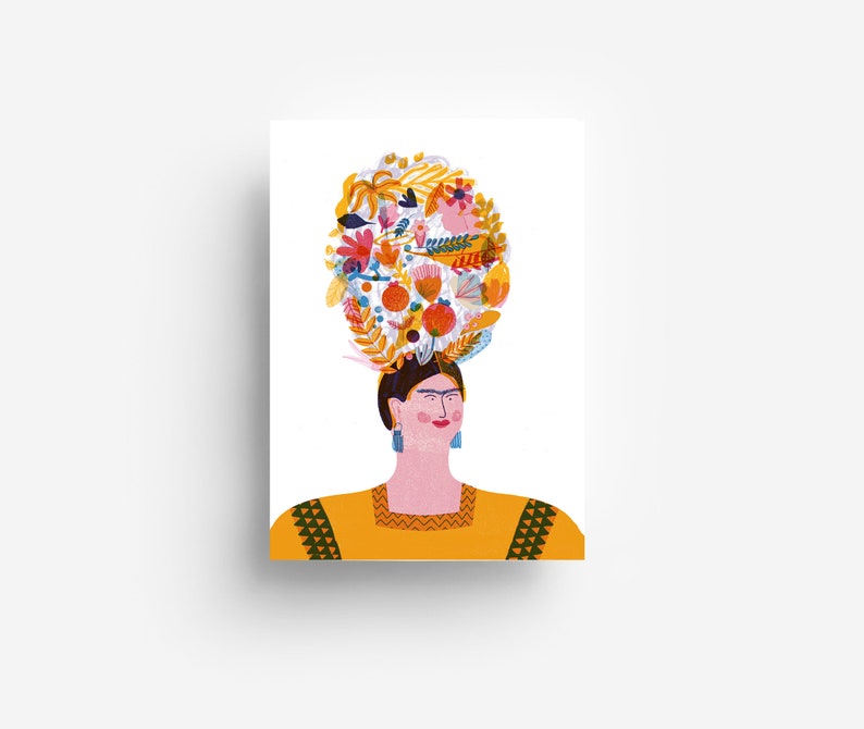 Cartolina Frida DIN A6 immagine 1
