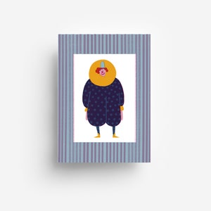 Postal payaso DIN A6