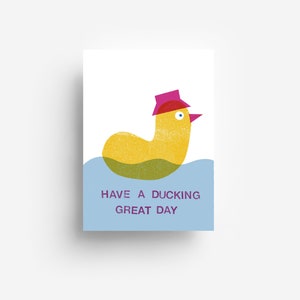 Cartolina Ducking DIN A6