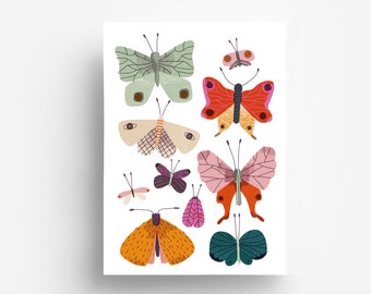 Butterflies Digital Print DIN A3