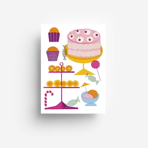 Cartolina per dolci e torte DIN A6 immagine 1