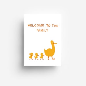 Welcome To The Family Postcard DIN A6