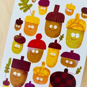 Cartolina con ghiande DIN A6 immagine 3