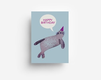 Birthday Seal Postcard DIN A6