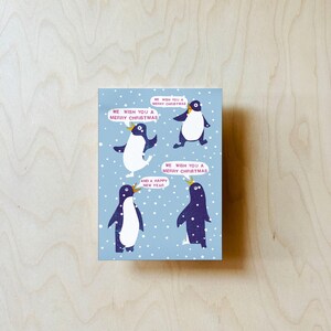 Carte postale Pingouins DIN A6 image 3