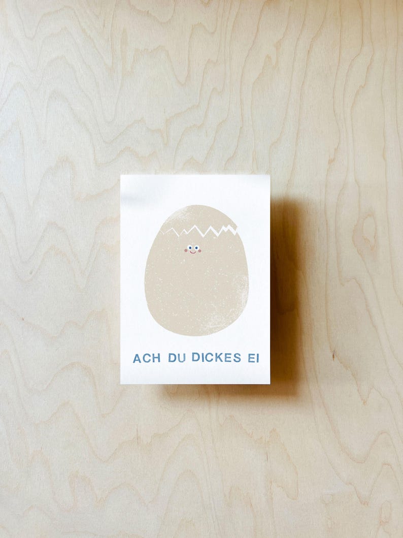 Carte postale You Big Egg DIN A6 image 3