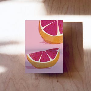Carte postale Pamplemousses roses DIN A6 image 3