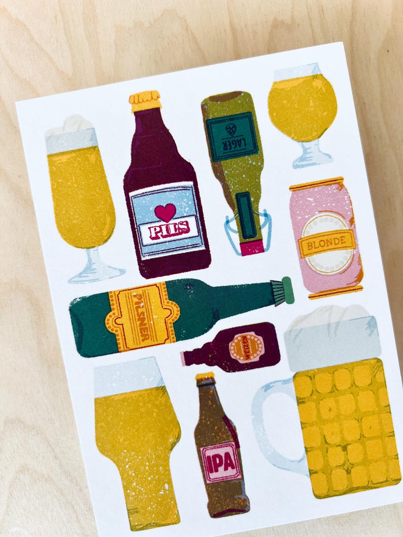 Carte postale de bière DIN A6 image 3